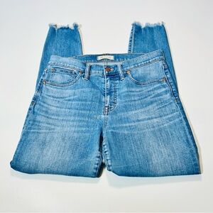 Madewell jeans 9 High Rise Skinny jeans distressed stretchy women size 29